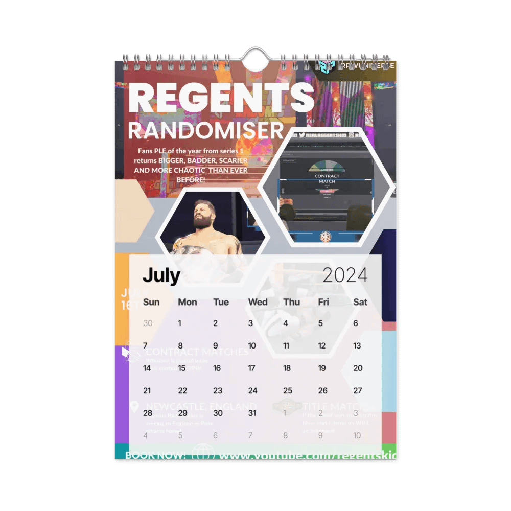RPW Season 2 Calendar product image (19)