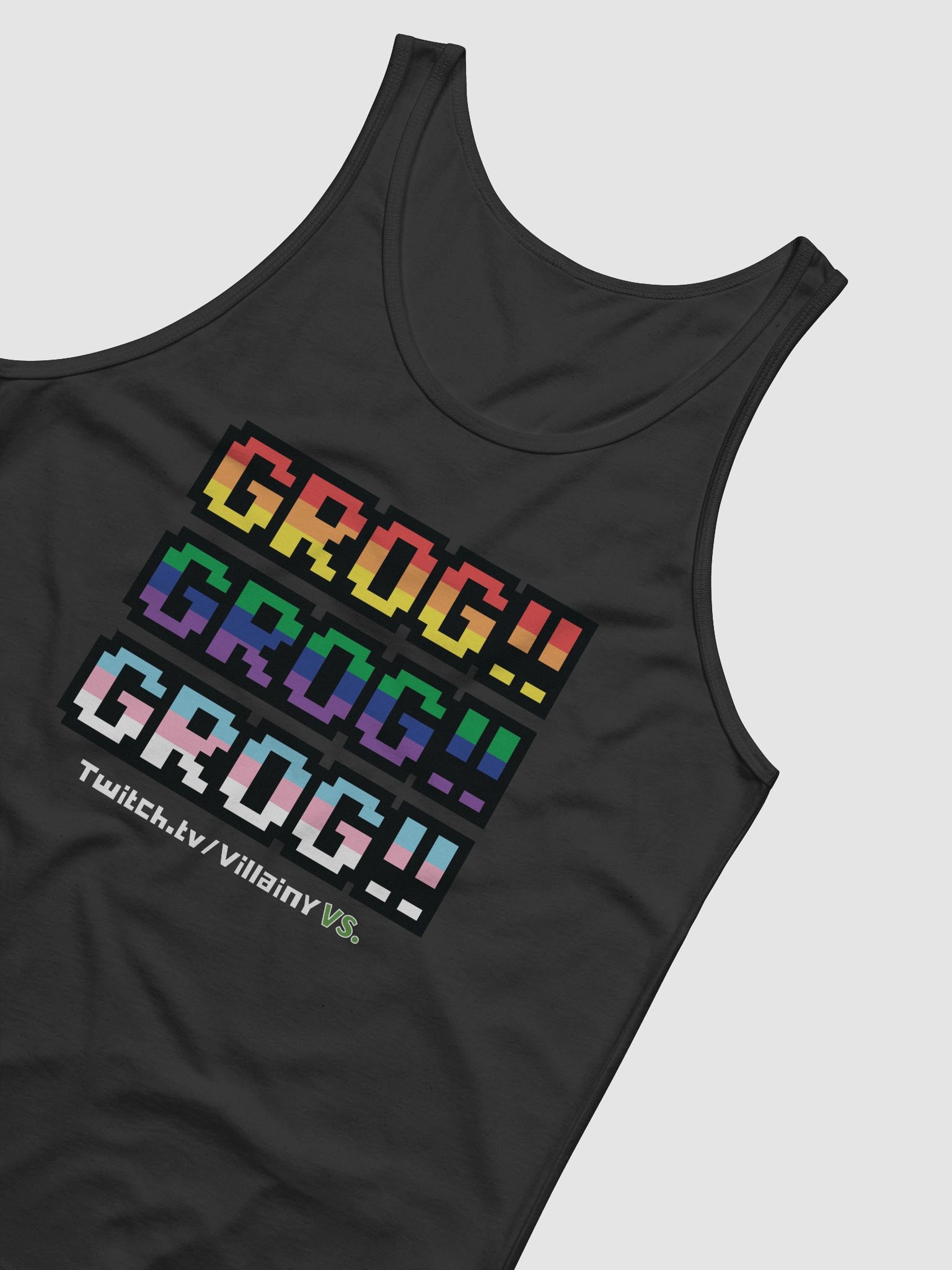 Villainy VS Grog Grog Grog!! Vest Top (Pride Colours) product image (12)