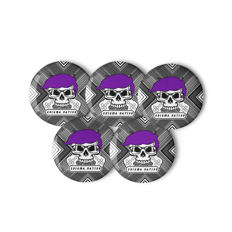 Enigma Nation Set of Pin Buttons product image (7)
