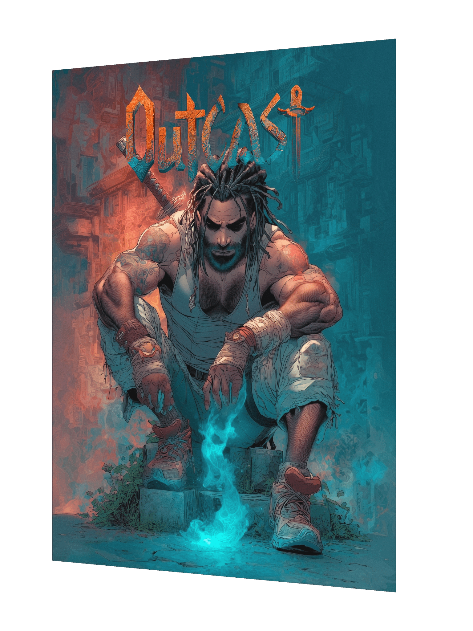 Outcast - In the Beginning (issue 1 cover art) - Premium Matte Poster product image (2)
