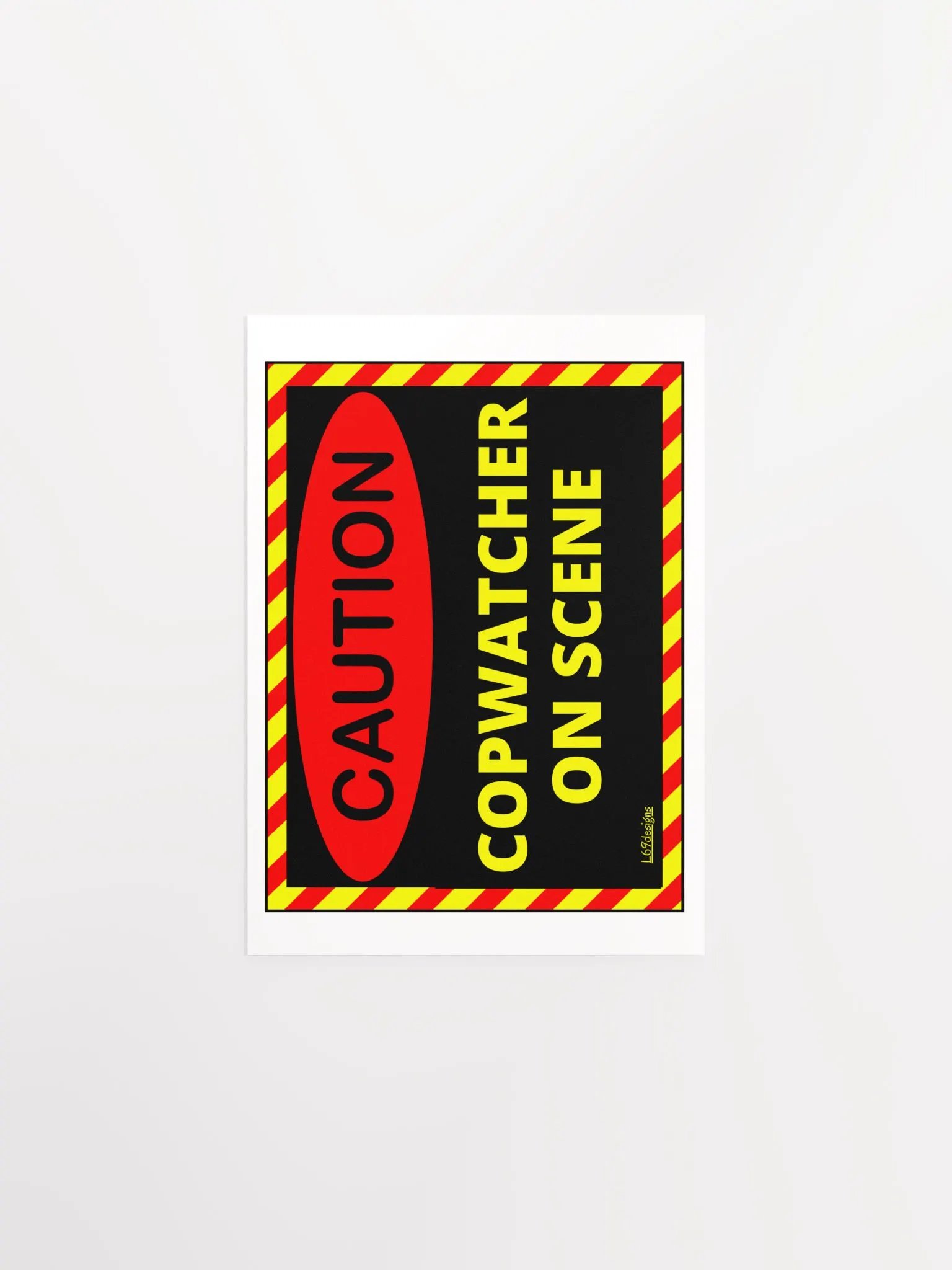 CAUTION : COPWATCHER ON SCENE product image (1)