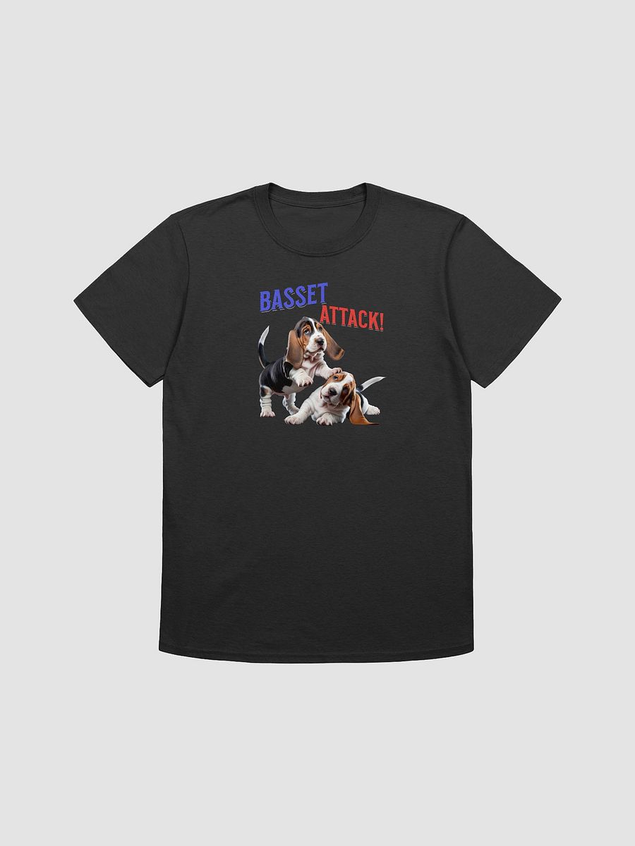 BASSET ATTACK! Unisex Puppy Play T-Shirt product image (3)
