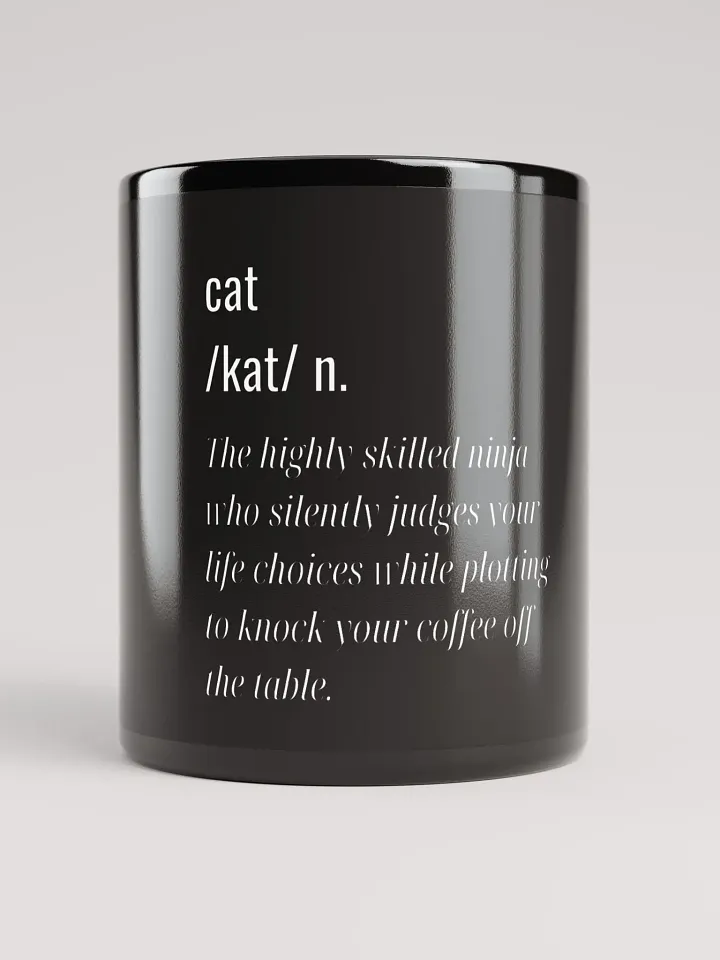 Fun Definition Of a Cat Mug | The Highly Skilled Ninja one product image (1)