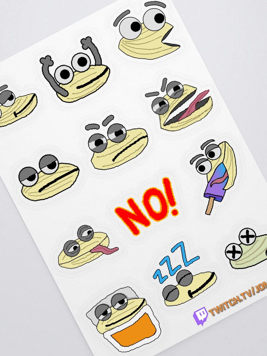 Jombie's Clam Stickers - Set #1 product image (2)