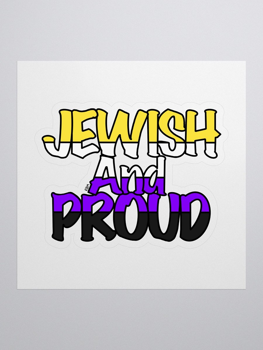 Non Binary Jewish and Proud product image (1)
