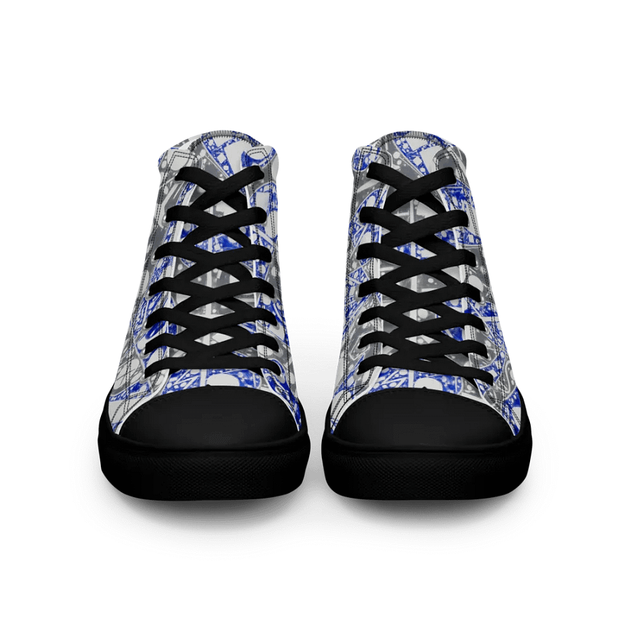 Cartoon Crankshaft Women's High Top Canvas Shoes product image (6)