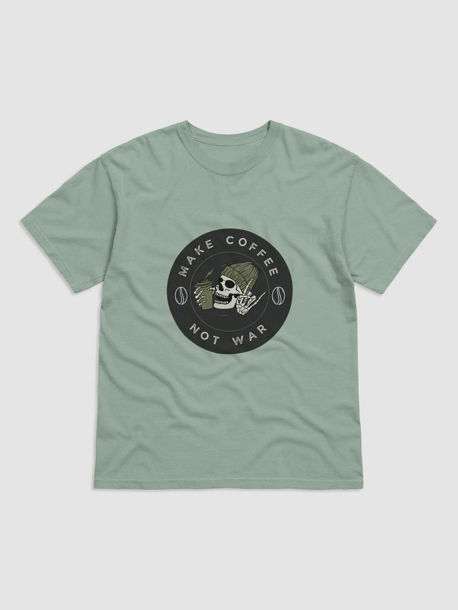 Peaceful Coffee Skeleton T-Shirt product image (10)