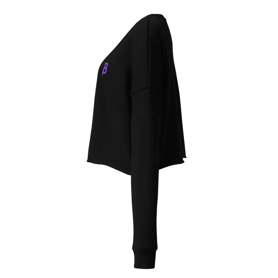 BENW BELLA+CANVAS FLEECE CROP SWEATSHIRT product image (6)