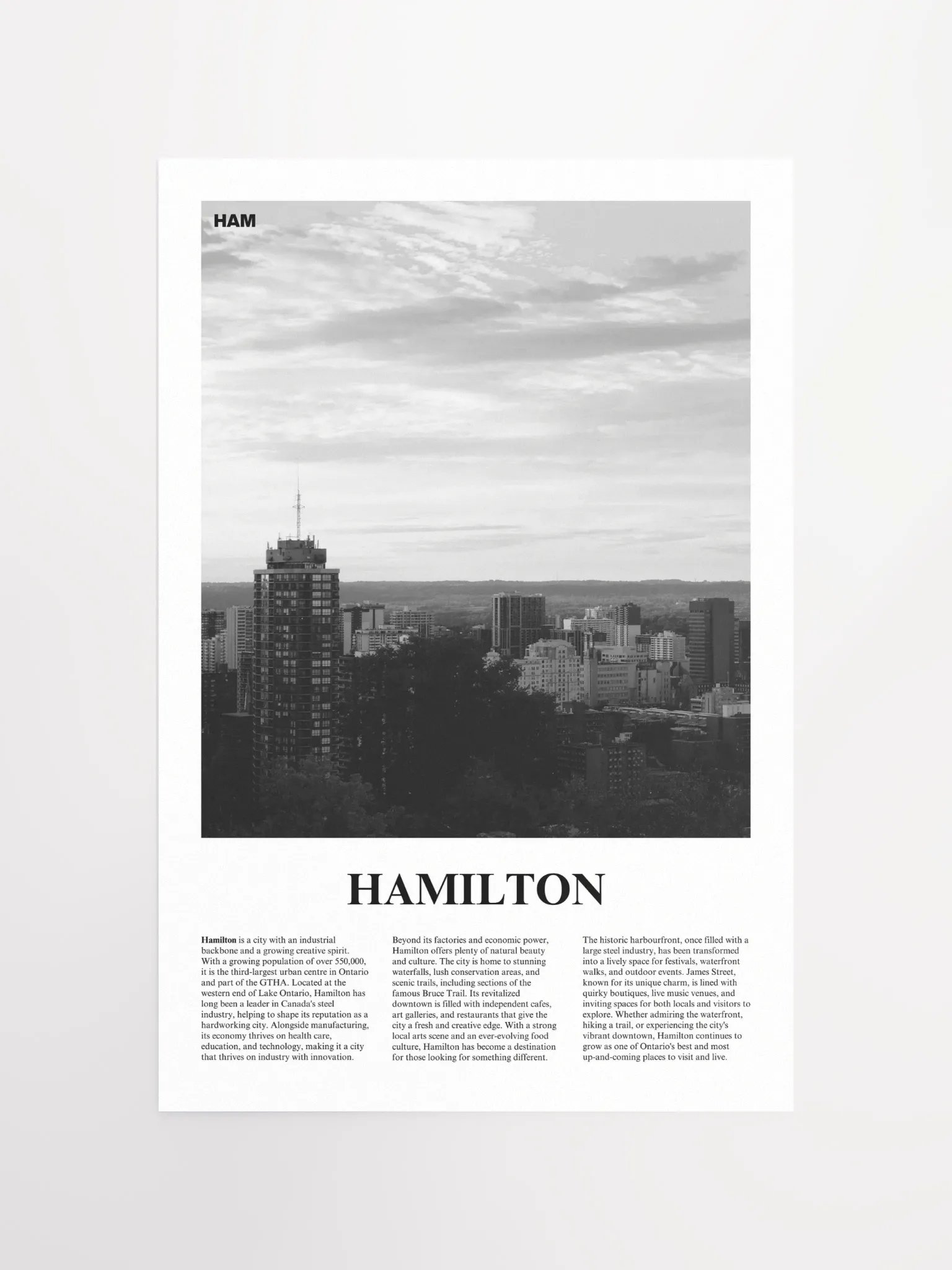 Hamilton 01 Newspaper Poster product image (5)