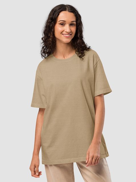 Photo showing Bella+Canvas Unisex Oversized Garment-Dyed T-Shirt