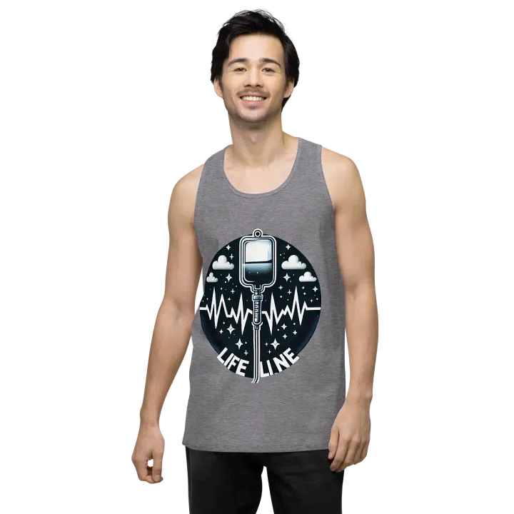 Lifeline EKG Men's Tank Top product image (61)