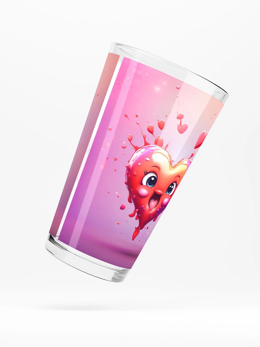 Cute Heart Pint Glass product image (5)