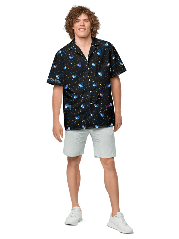 Space Fox Hawaiian Shirt :3 product image (5)