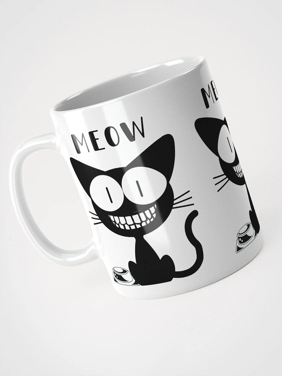 SMILING BLACK CAT, MEOW product image (8)
