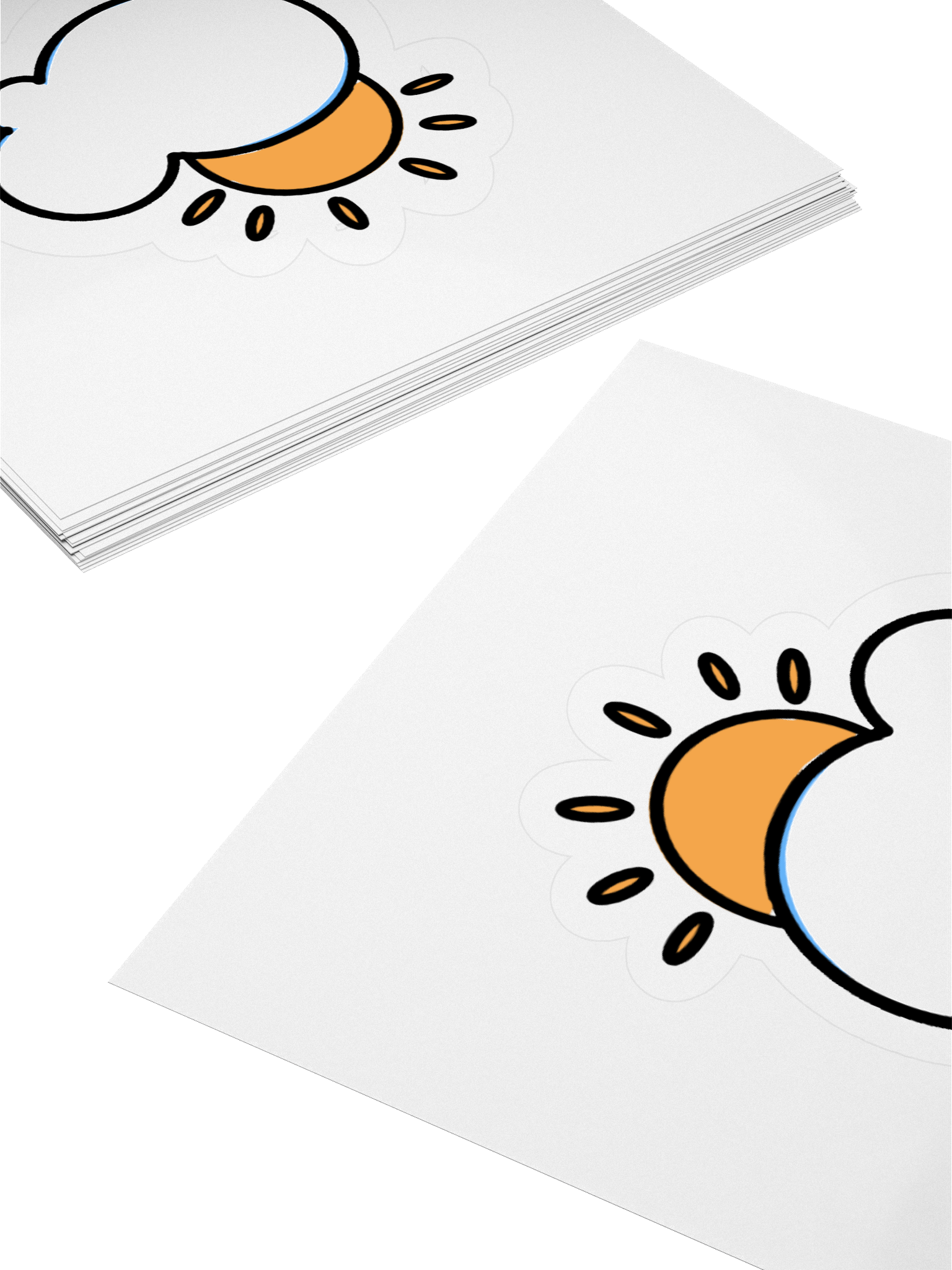 Sunny Sky Kiss-Cut Stickers product image (4)