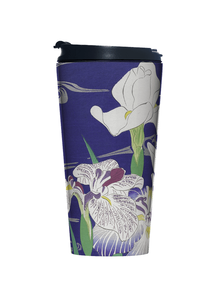Japanese Iris. 15oz. Stainless Steel Mug product image (1)