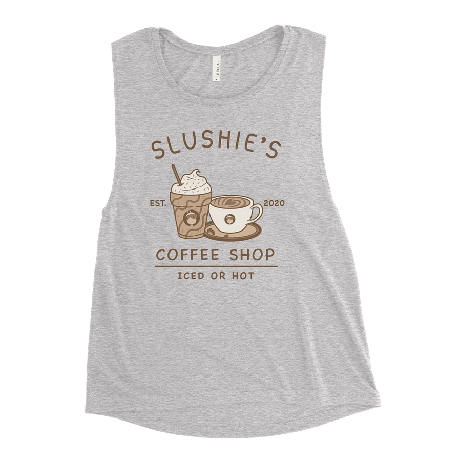 Slushie's Coffee Shop (Brown) | Women's Muscle Tank product image (1)