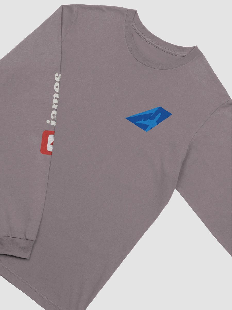 💤 First Class Pyjama Long Sleeve Top (Stone) - Two-Tone Blue Tailfin product image (3)