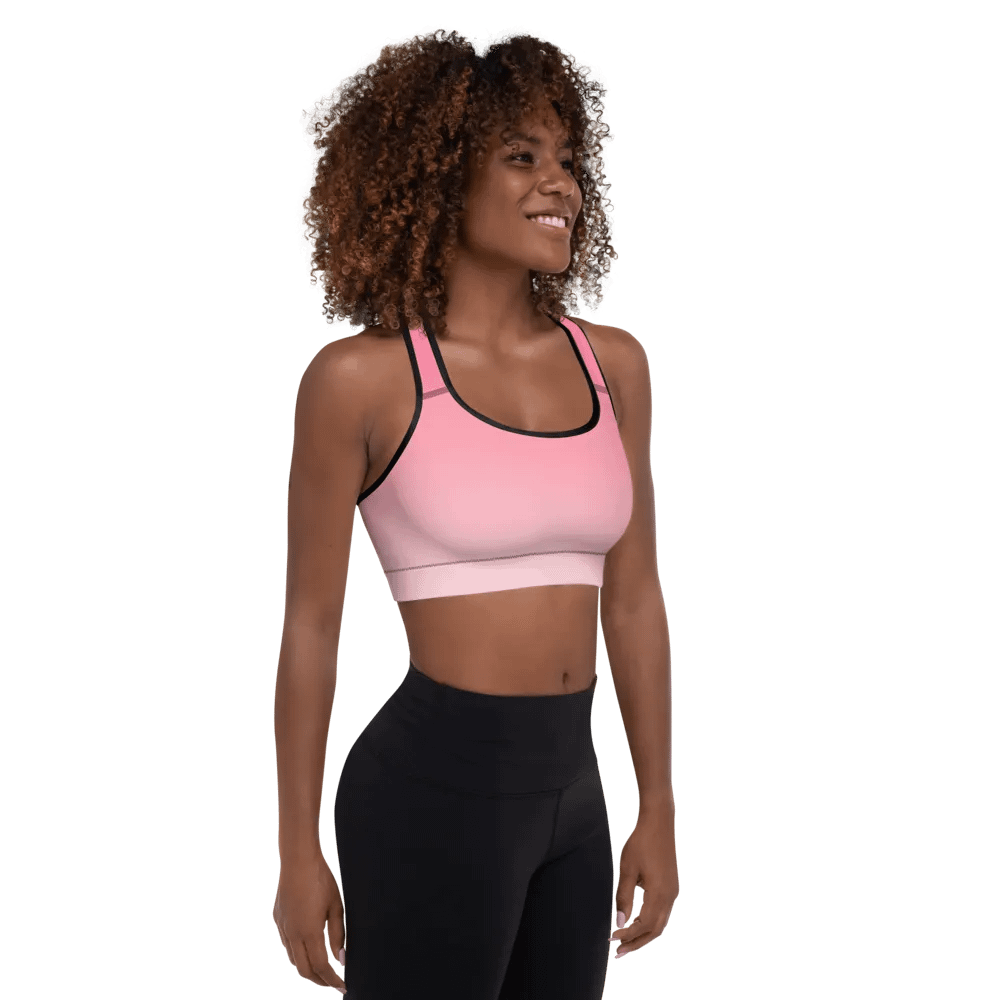 Pink Gradient Delight Sports Bra product image (7)