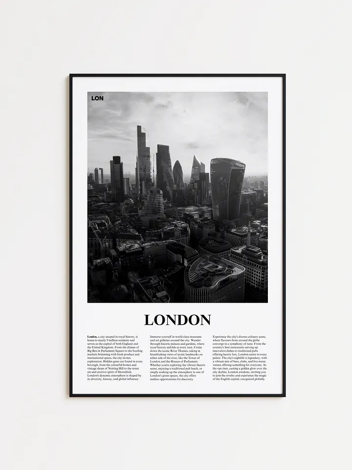 London 03 Newspaper Poster product image (1)