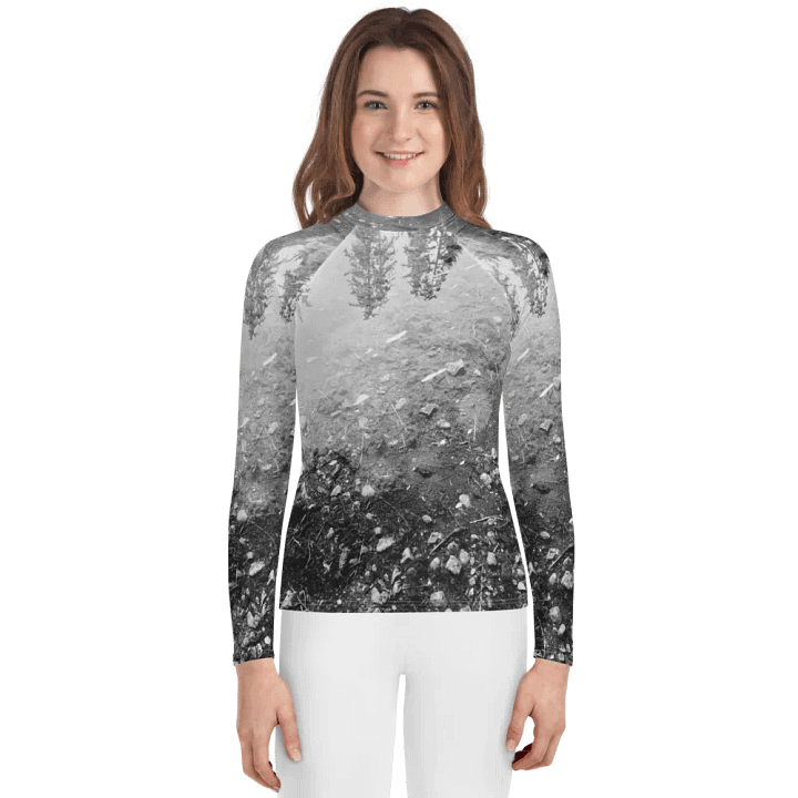 Take a mental break and recharge your batteries. Rash guard product image (1)