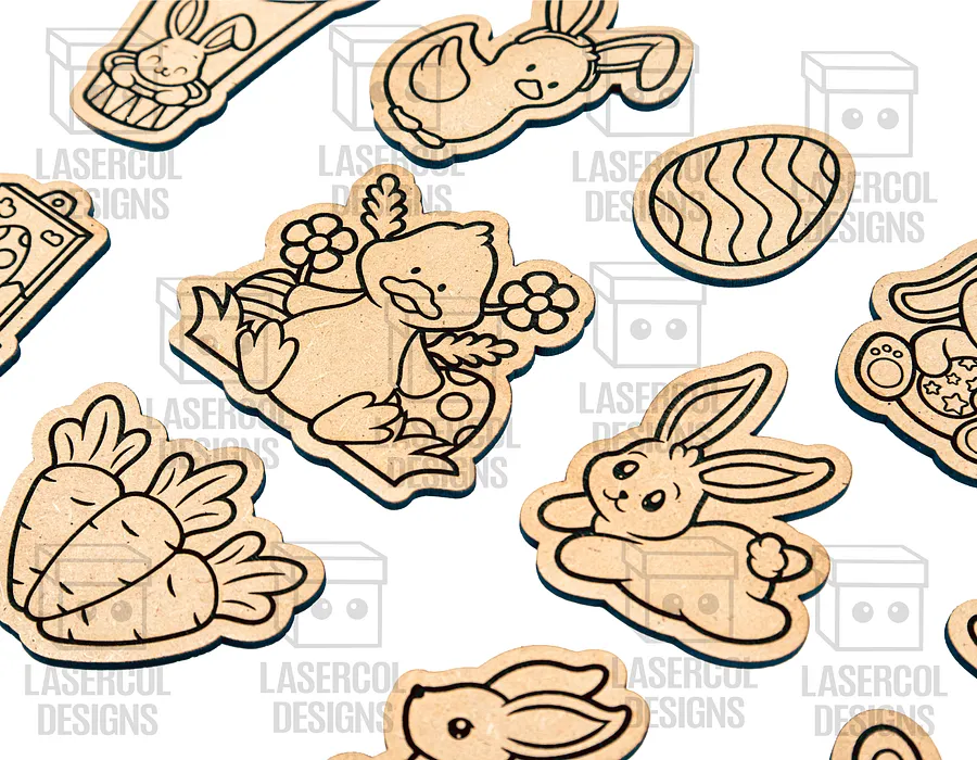 Easter Cutouts/Paint Kit Set 1 & Set 2 - Laser Cut Files product image (8)