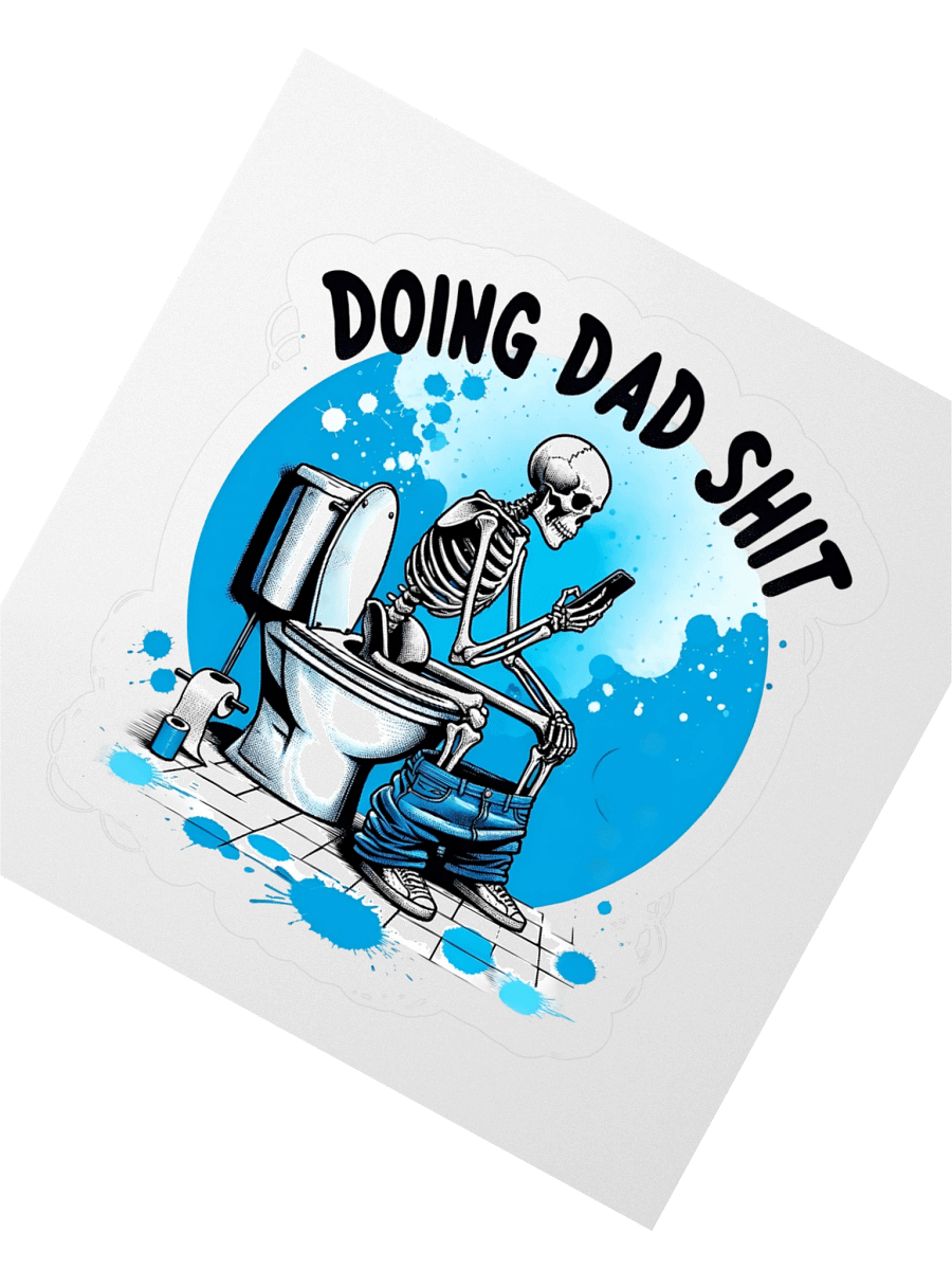 Dad Life Skeleton Decal product image (5)