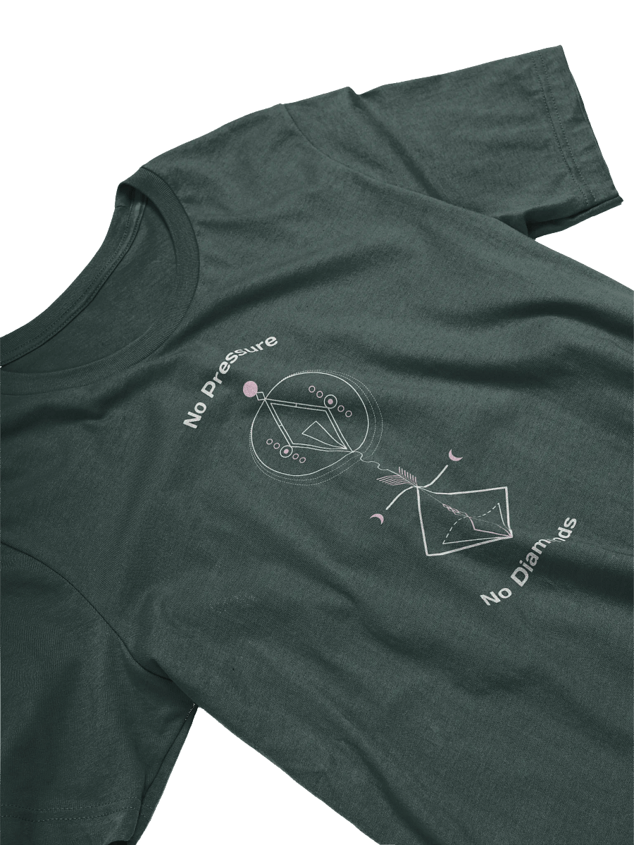 No Pressure No Diamonds Symmetric Bliss Geometric T-Shirt product image (4)