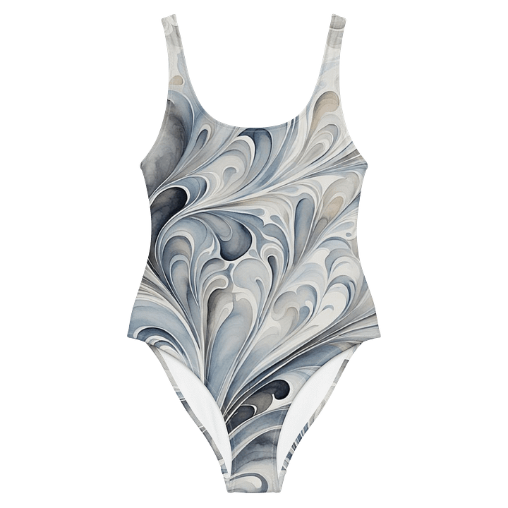Gray Fractals Swimsuit product image (2)