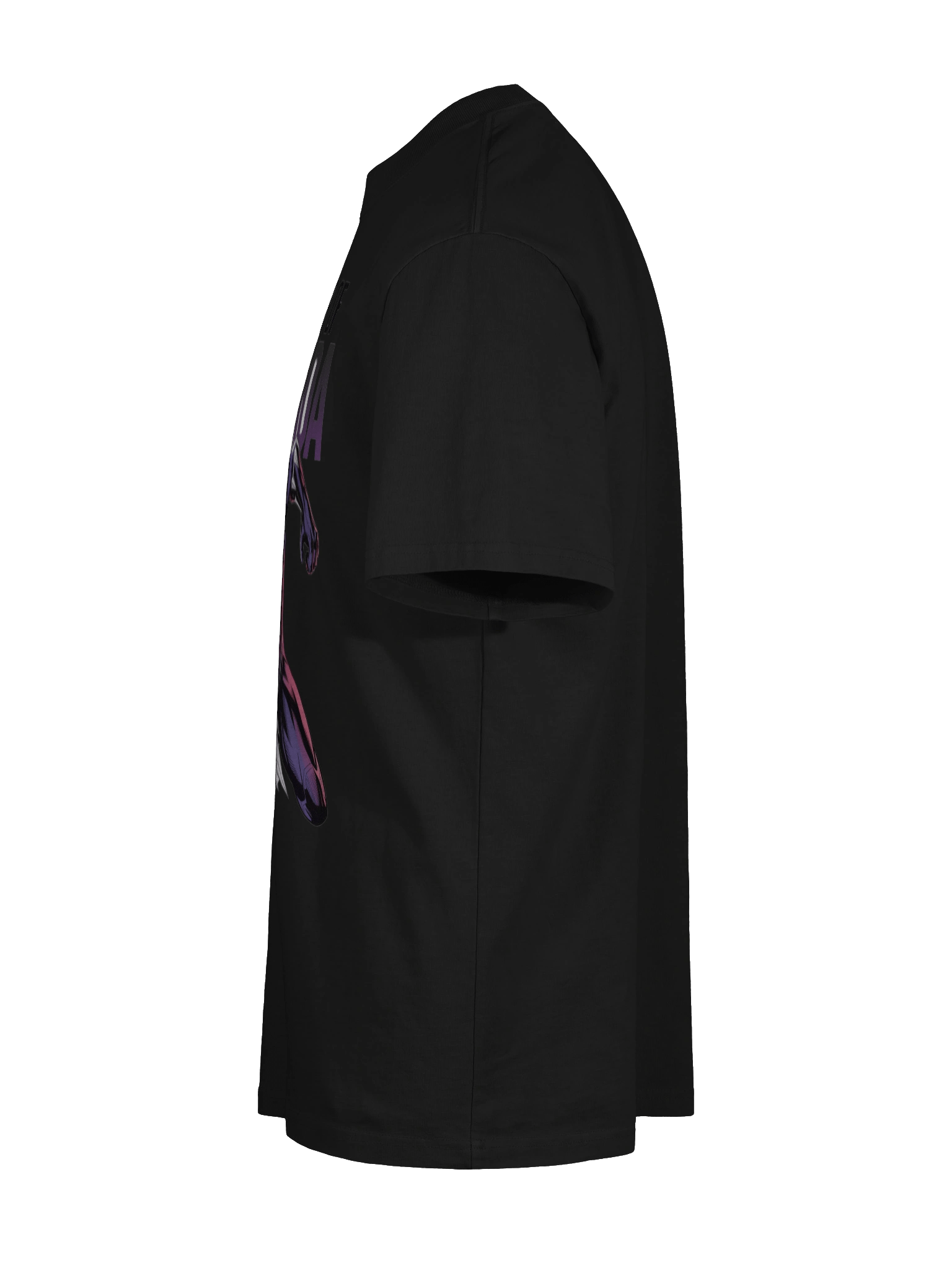 Black Panther Protector of Wakanda Oversized Faded T-Shirt – Vibranium Shadow Leap product image (10)