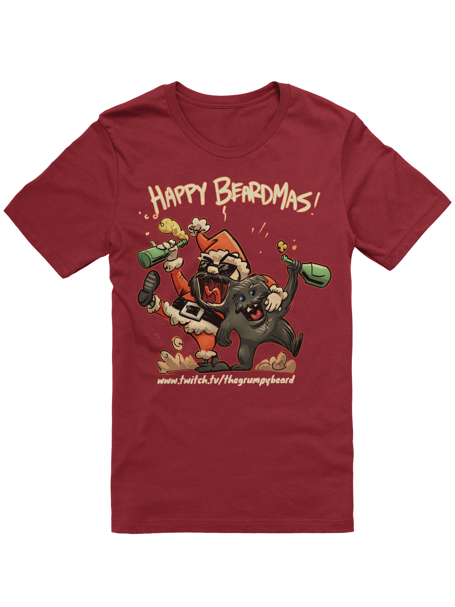 Happy Beardmas - T-Shirt Unisex sizing product image (1)