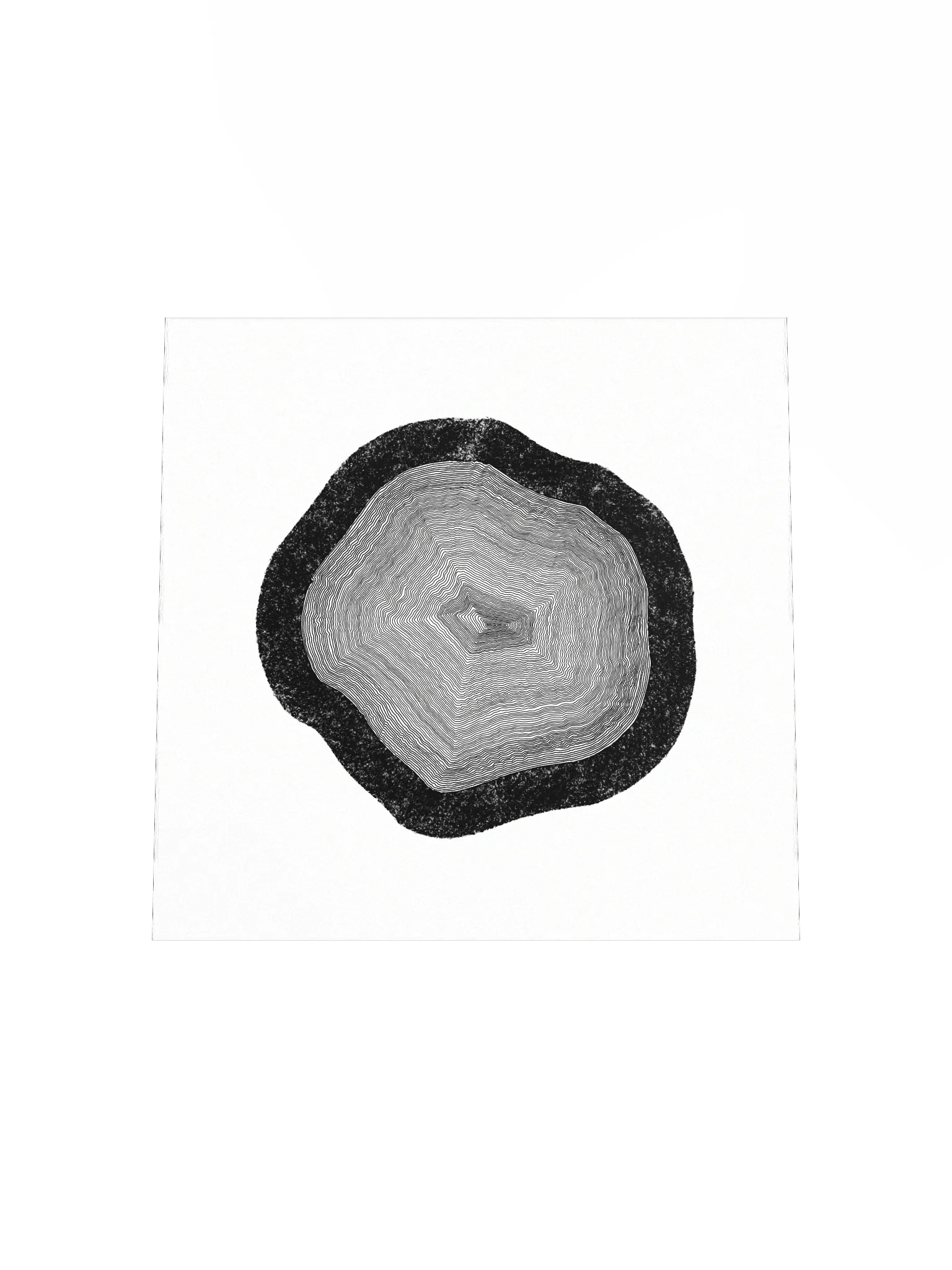 "Layers upon Layers" - Minimalist Poster (Wall Art) - White product image (4)