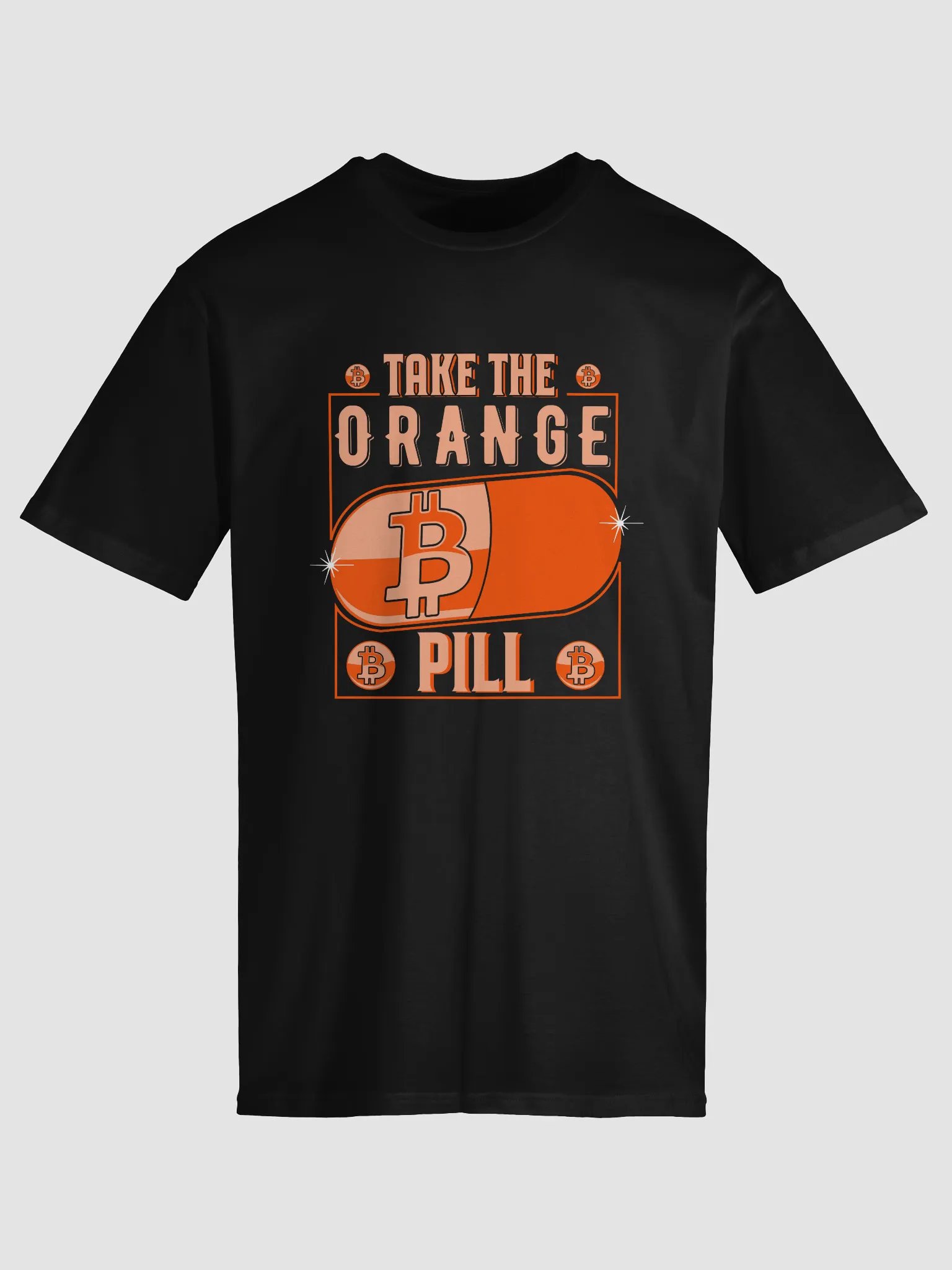 Bitcoin Orange Pill T-Shirt product image (1)