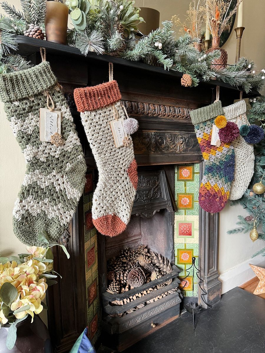 Easy Crochet Stocking Pattern / Granny Stitch Stocking / Traditional Crochet Stocking / Pdf Pattern product image (5)