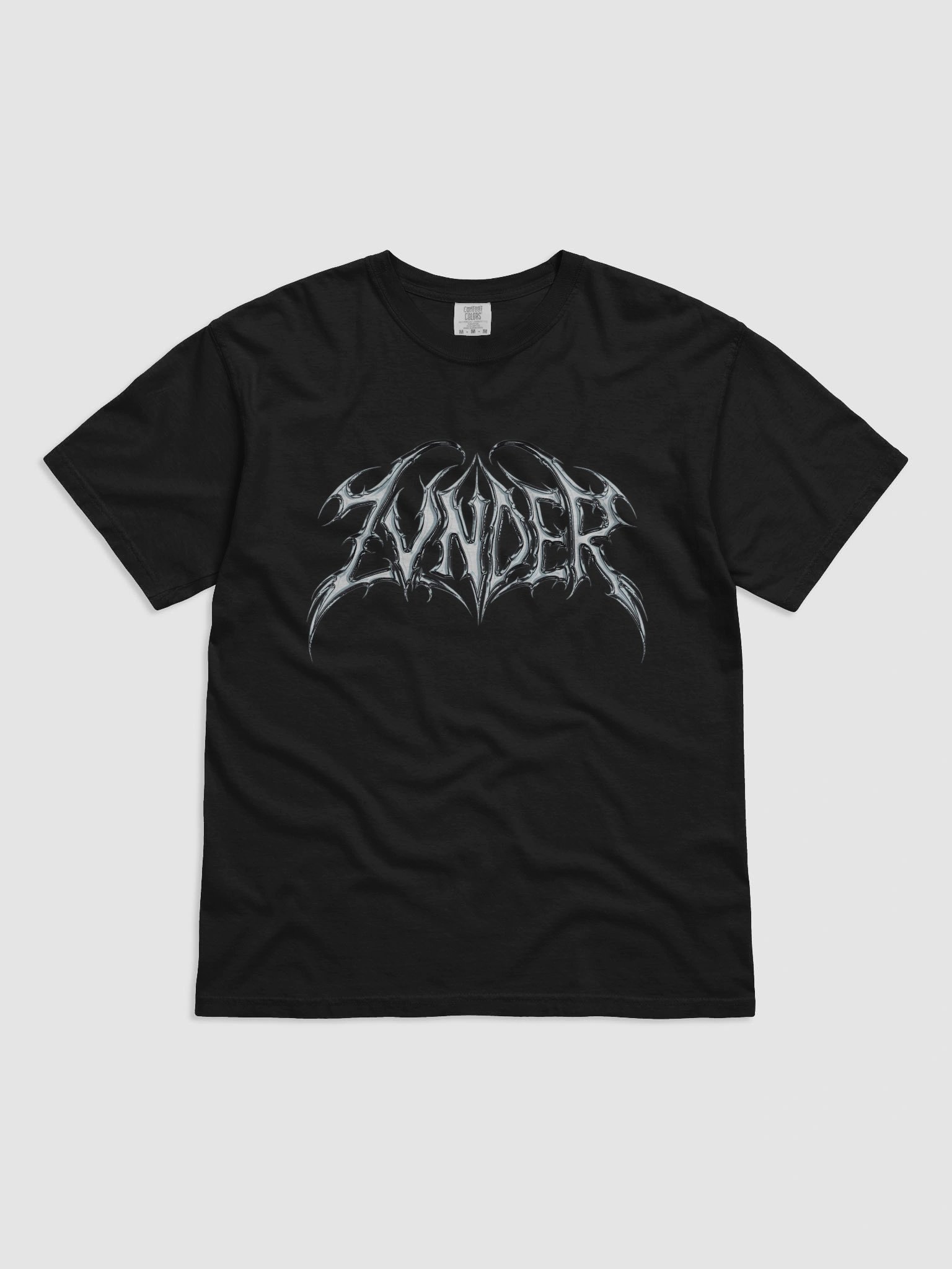 ZVNDER CHROME TEXT TEE SHIRT product image (2)