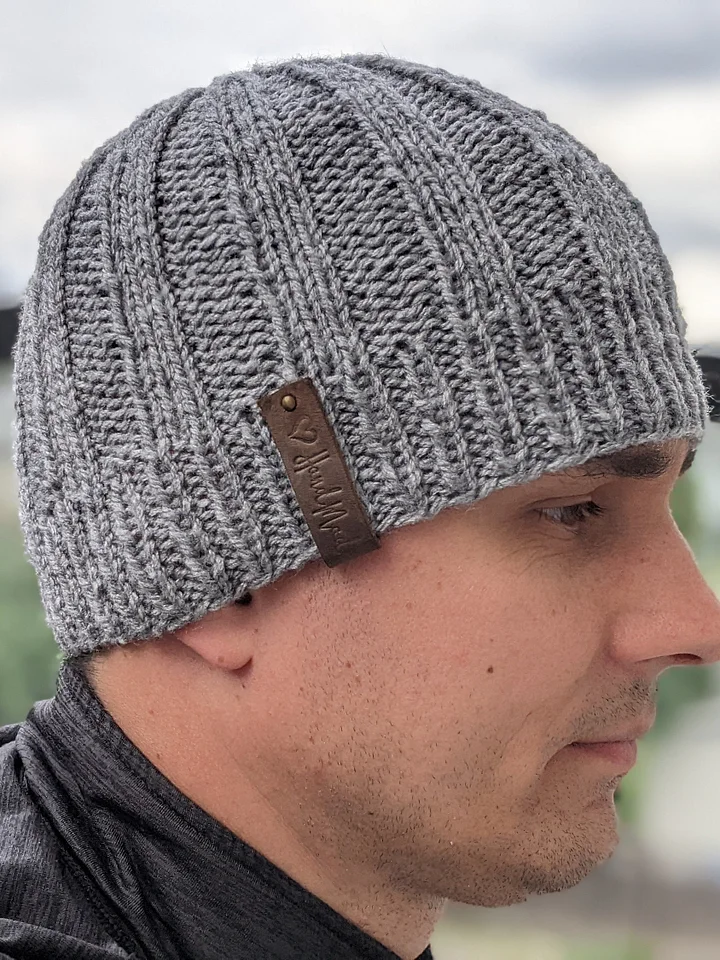 Classic Winter Knit Hat Pattern for Men product image (2)