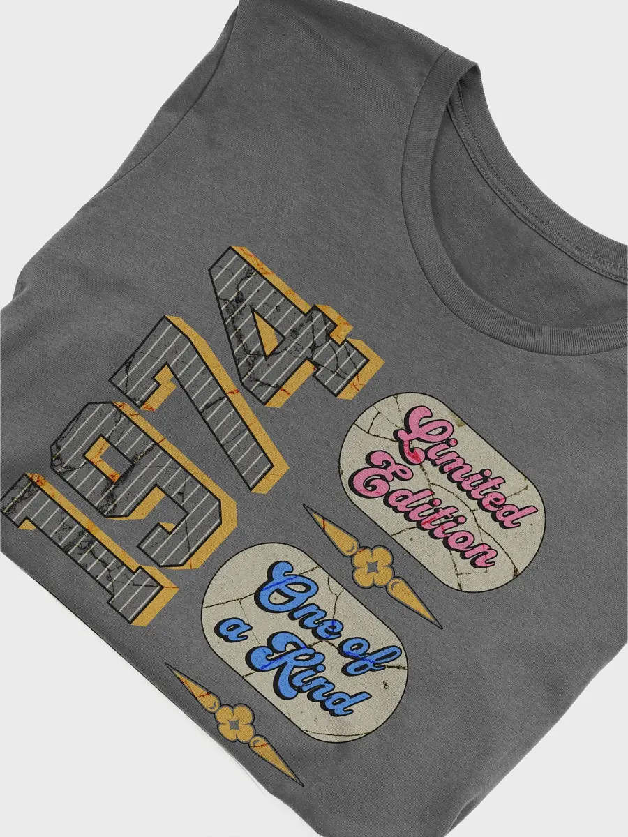 Limited Edition 1974 Typographic T-Shirt product image (3)