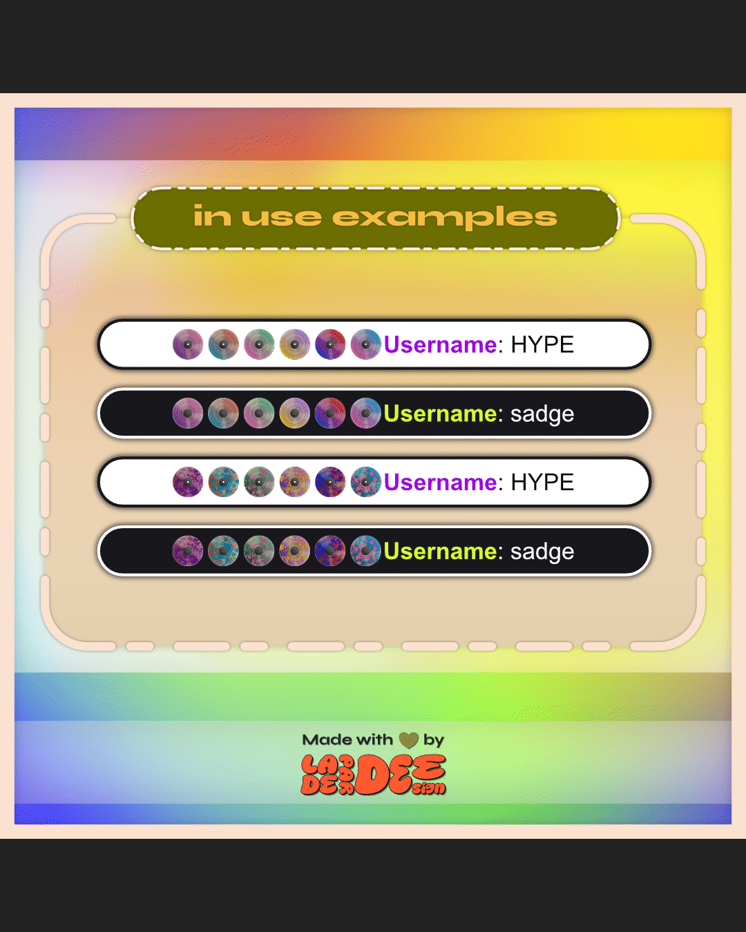 Vinyl Record Badges product image (4)