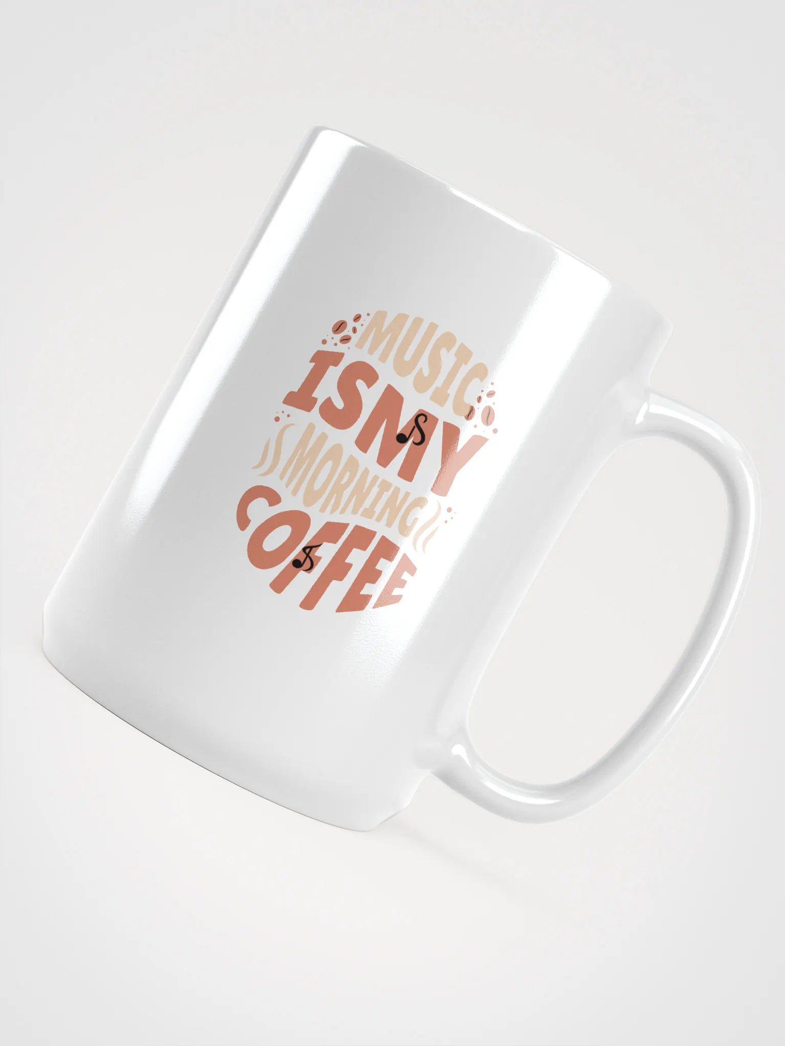 Music Coffee - White Glossy Mug product image (4)