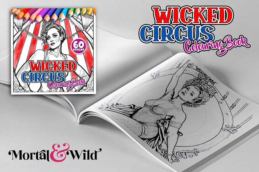 Wicked Circus Colouring Book: For Adults product image (3)