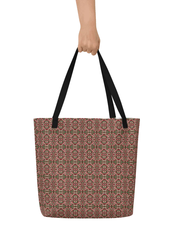 Winter Rosé – Large Tote Bag with Pocket product image (2)