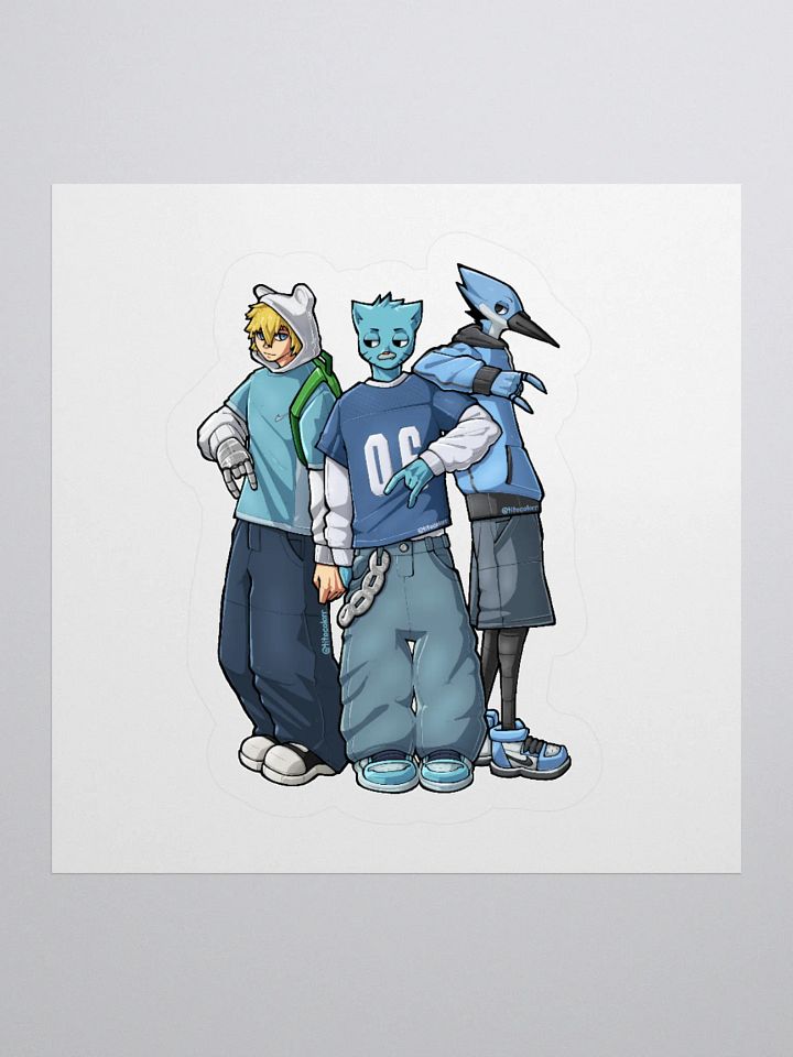 TEAM LIGHT BLUE STICKER product image (1)