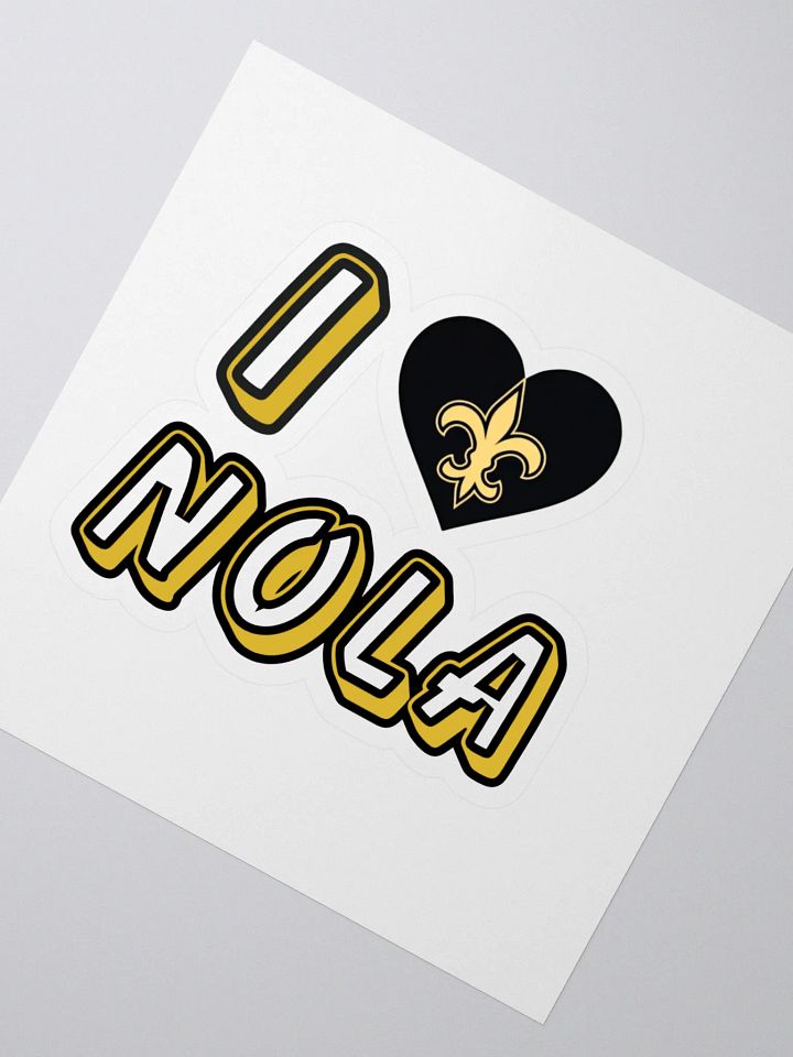 I ♥ NOLA Kiss-Cut Stickers product image (2)