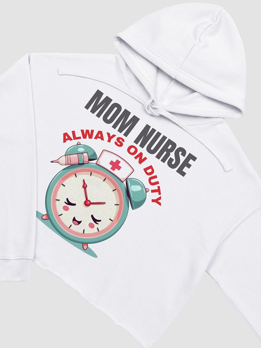 Mom Nurse Always On Duty Crop Hoodie product image (15)