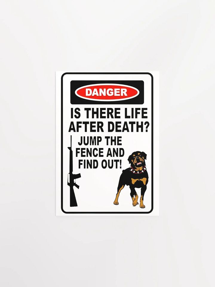 Rottweiler Danger Poster product image (7)