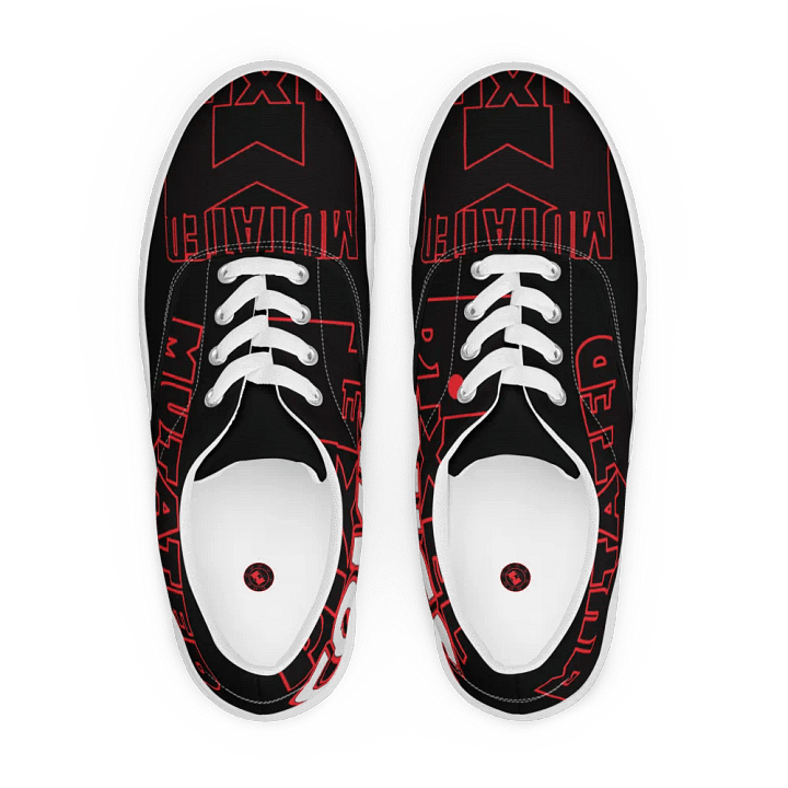 Mutated Pixel Comics Lace-Up Canvas Men's Shoes product image (1)