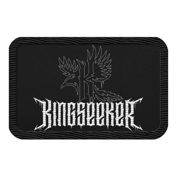 Trusty Patches (White on Black) product image (1)
