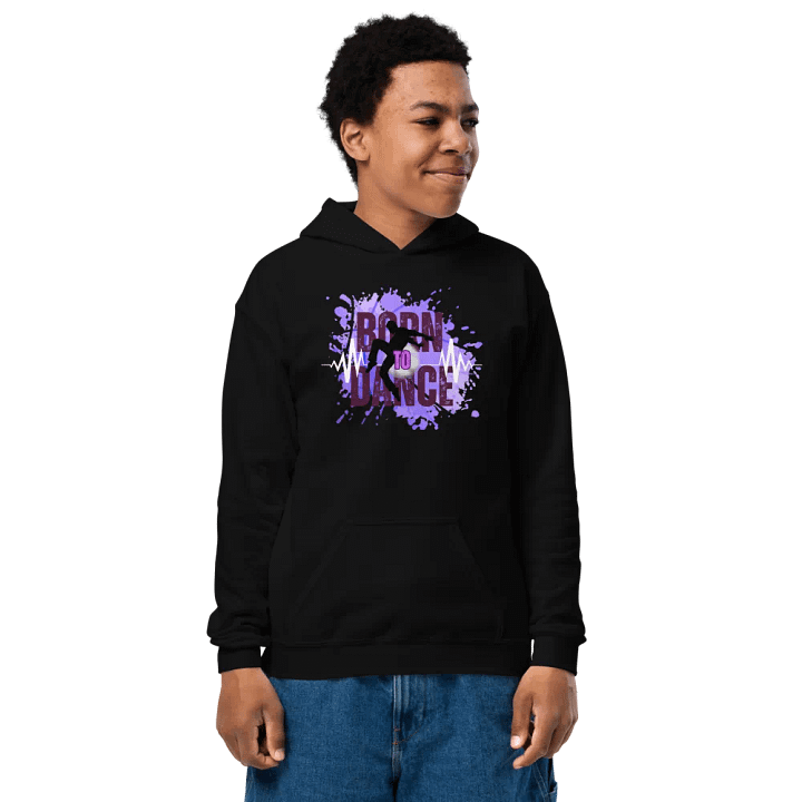 Born to Dance His Silhouette Youth Hoodie product image (2)