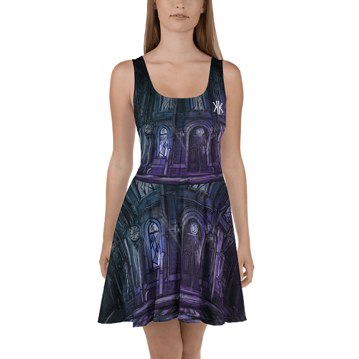 Purple & Teal Branded Dress product image (2)