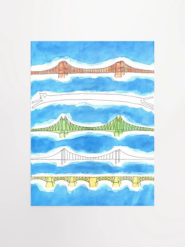 Meowgical Budapest - Art Print product image (2)